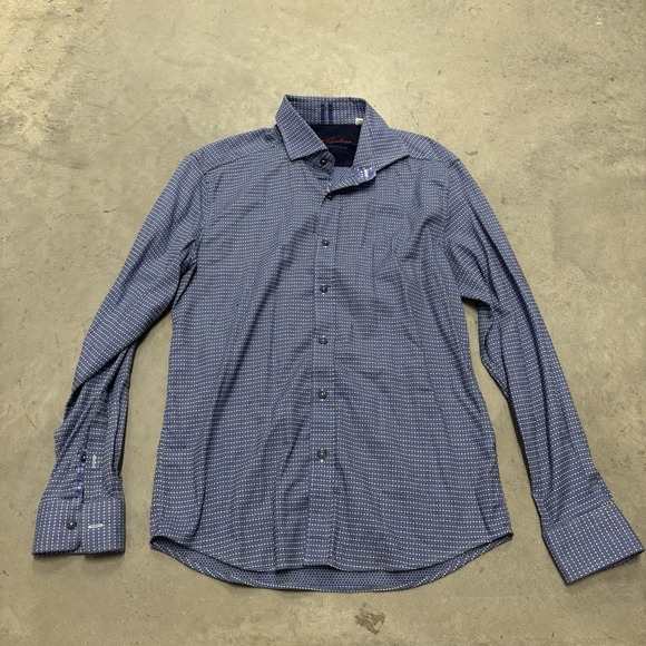 Robert Graham Other - Robert‎ Graham Modern Americana Men's Long Sleeve Button Down Blue Shirt Size M